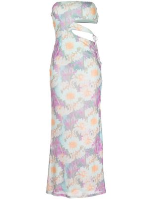 ROTATE floral-print sleeveless dress - Multicolour