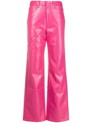 ROTATE high-waisted wide-leg trousers - Pink