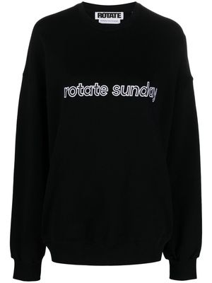 ROTATE Iris logo sweatshirt - Black
