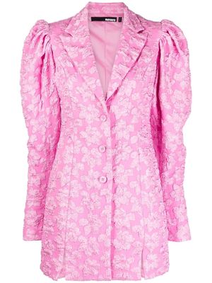 ROTATE jacquard single-breasted blazer dress - Pink