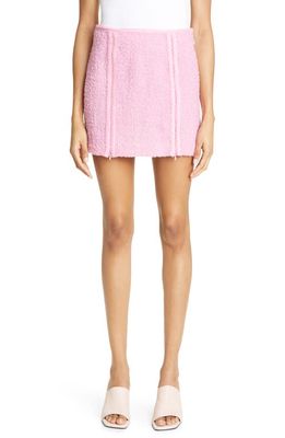 ROTATE Lina Tweed Skirt in Cotton Candy