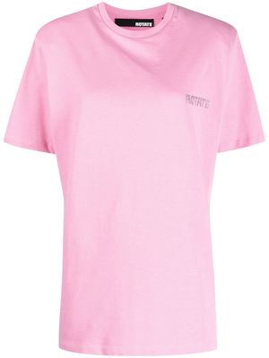 ROTATE logo-print T-shirt - Pink