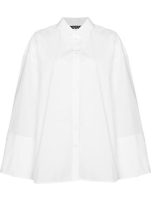 ROTATE organic-cotton long-sleeve shirt - White
