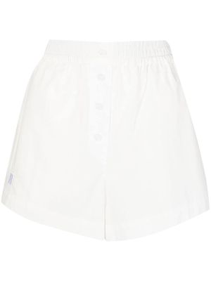 ROTATE Ponisan' organic-cotton short shorts - White