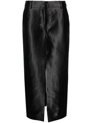 ROTATE rhinestone-embellished maxi skirt - Black