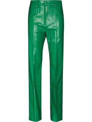 ROTATE Robyn high-waisted trousers - Green