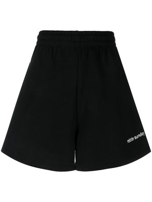 ROTATE Roda organic-cotton shorts - Black