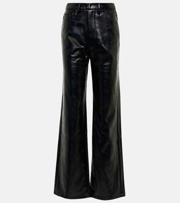 Rotate Rotie high-rise faux leather pants