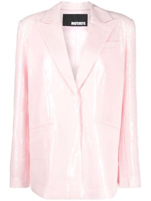 ROTATE sequin-embellished blazer - Pink