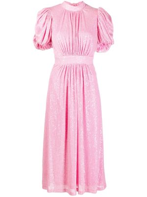 ROTATE sequin-embellished midi dress - Pink