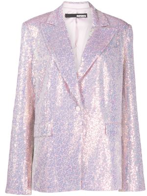 ROTATE sequin-embellished single-breasted blazer - Pink