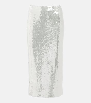Rotate Sequined pencil skirt
