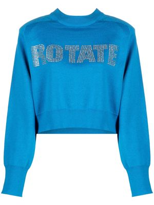ROTATE Shandy logo sweatshirt - Blue