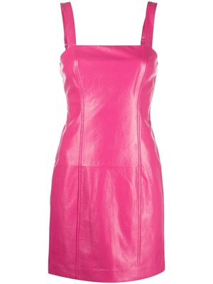 ROTATE square-neck minidress - Pink