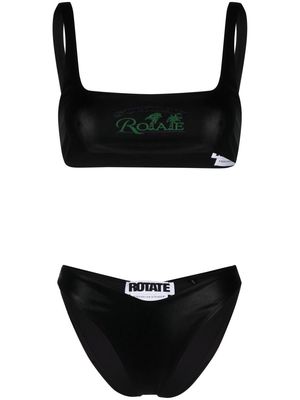 ROTATE Sunday metallic two-piece - Black