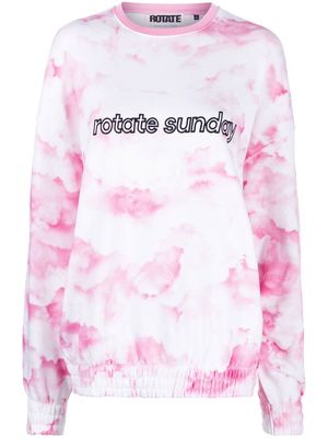 ROTATE Sunday tie-dye sweatshirt - Pink