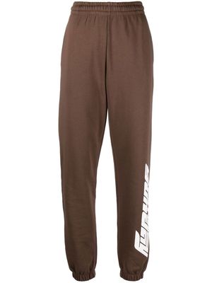 ROTATE tapered-leg track pants - Brown