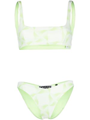 ROTATE tie-dye bikini set - Green