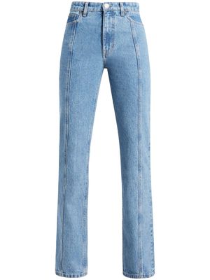 ROTATE Twill straight-leg jeans - Blue