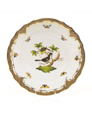 Rothchilds Bird Brown Dinner Plate