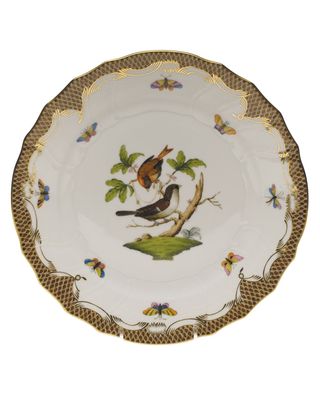 Rothschild Bird Brown Motif 04 Dinner Plate