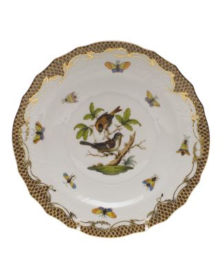 Rothschild Bird Brown Motif 04 Salad Plate
