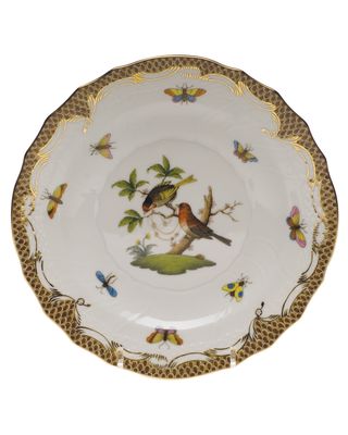 Rothschild Bird Brown Motif 10 Salad Plate