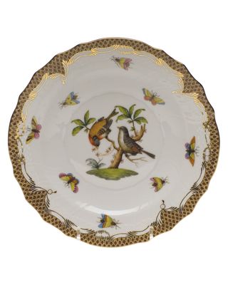 Rothschild Bird Brown Motif 12 Salad Plate