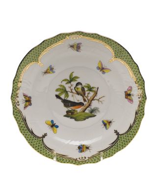 Rothschild Bird Green Motif 02 Salad Plate