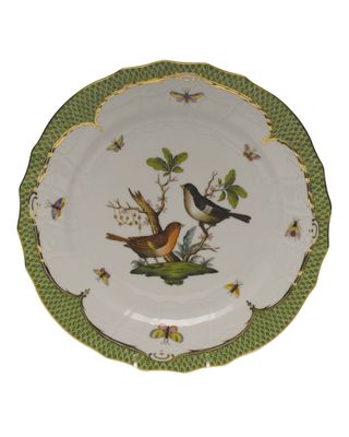 Rothschild Bird Green Motif 05 Service Plate