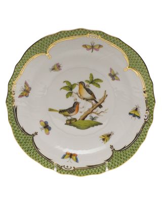 Rothschild Bird Green Motif 08 Salad Plate