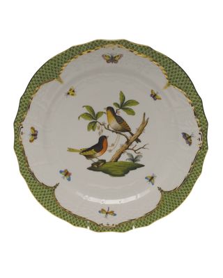 Rothschild Bird Green Motif 08 Service Plate