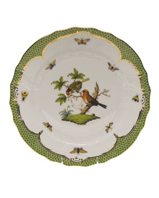Rothschild Bird Green Motif 10 Dinner Plate