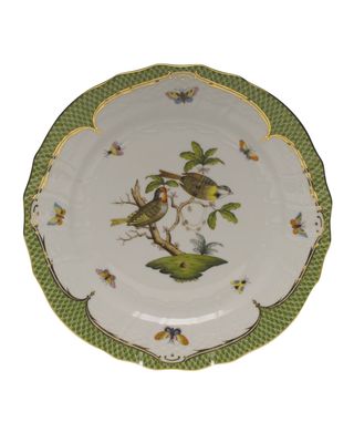Rothschild Bird Green Motif 11 Service Plate