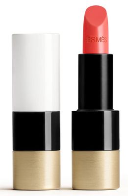 Rouge Hermes - Satin lipstick in 36 Corail Flamingo