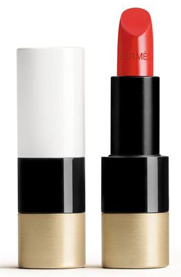 Rouge Hermes - Satin lipstick in 75 Rouge Amazone