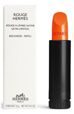 Rouge Hermes - Satin lipstick refill in 33 Orange Boite