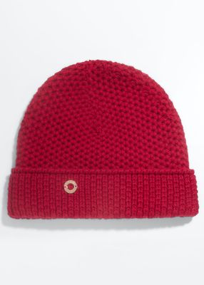 Rougement Chain-Knit Cashmere Beanie Hat