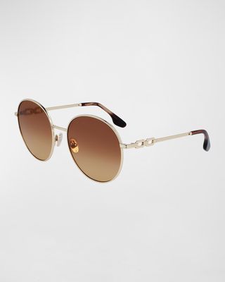 Round Chain Metal Sunglasses