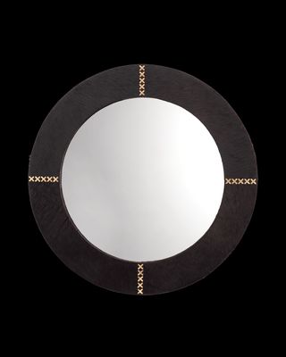 Round Cross-Stitch Mirror