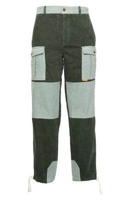 Round Two Corduroy Cargo Hiking Pants in Green