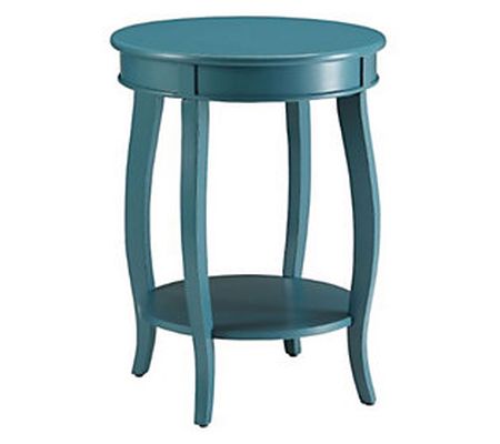 Round Wooden Side Table