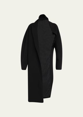Rounded Cutout Overcoat