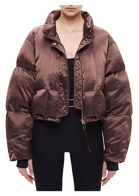 Roux Cropped Puffer Jacket