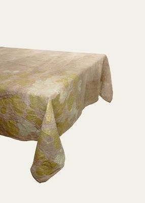 Rovere Painted Linen Tablecloth