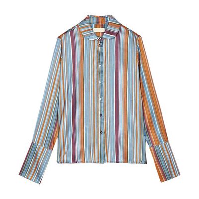 Roverella shirt in stretch silk