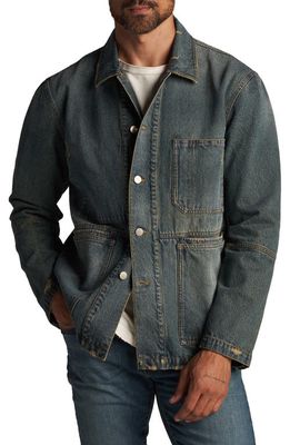 Rowan 1955 Duncan Denim Chore Jacket in True Blue Vintage