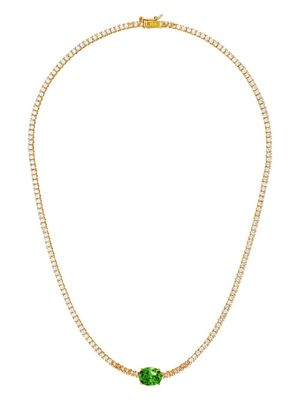 Roxanne Assoulin Emerald City cubic-zirconia necklace - Gold