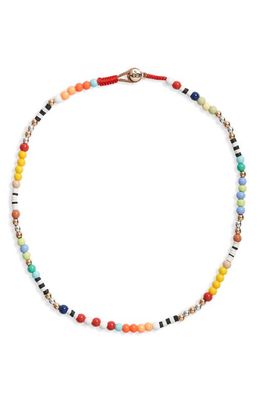ROXANNE ASSOULIN Island Time Beaded Necklace in Neutral Multi