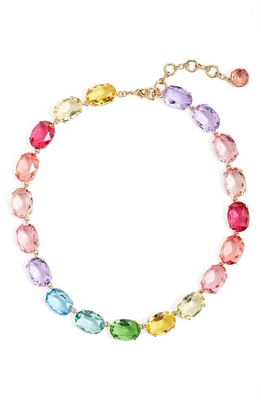 ROXANNE ASSOULIN Simply Rose Collar Necklace in Pink Multi